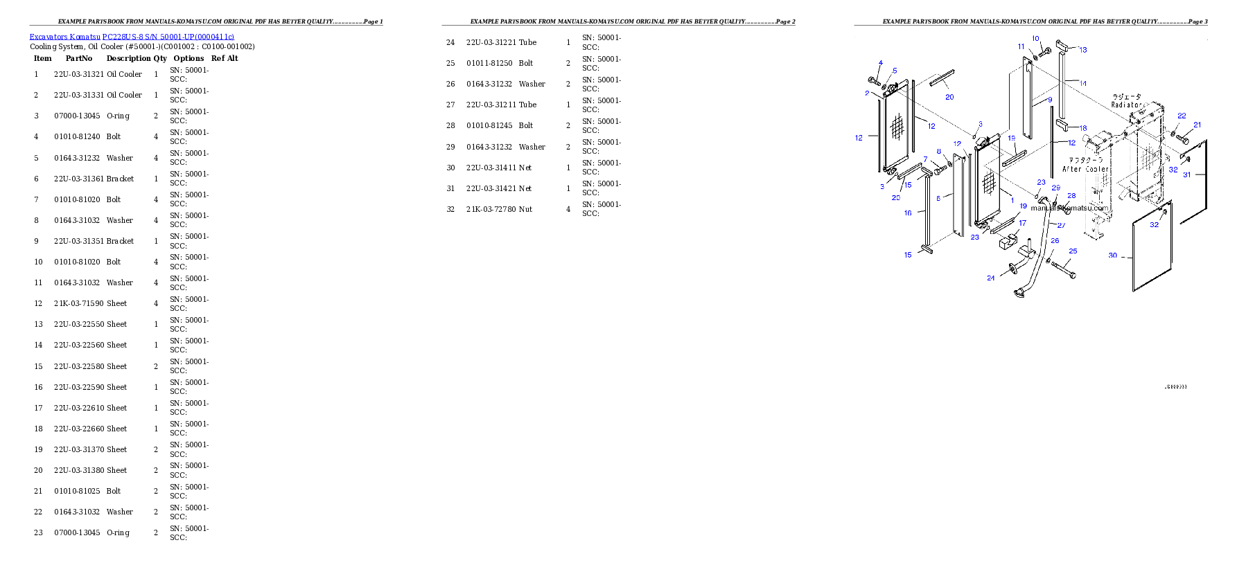 Protected: PC228US-8 S/N 50001-UP Partsbook
