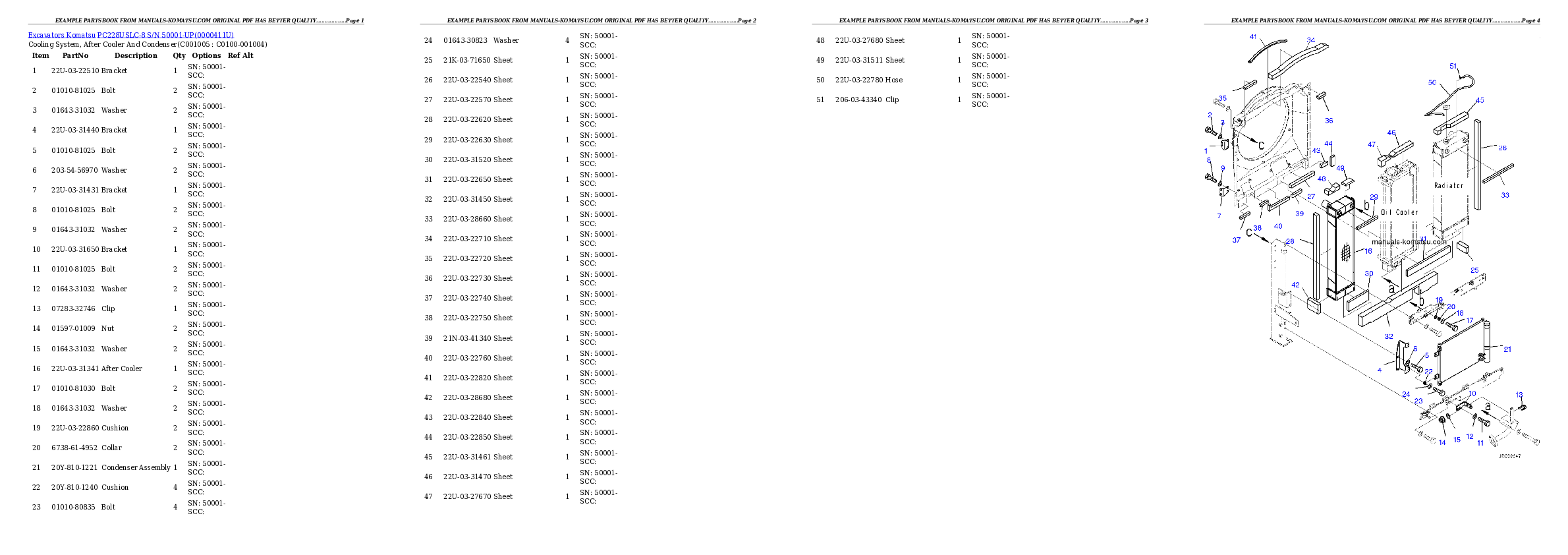 Protected: PC228USLC-8 S/N 50001-UP Partsbook