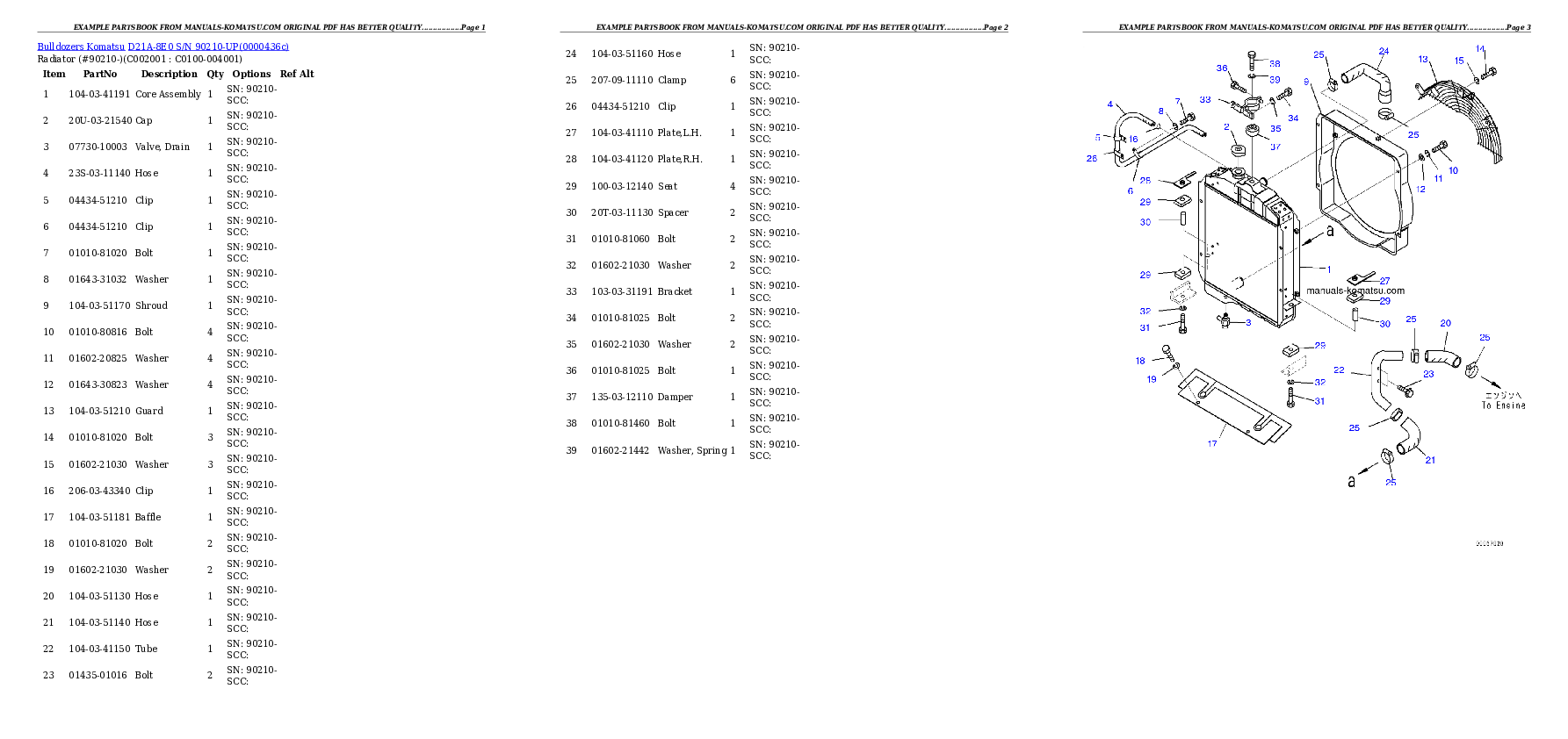 Protected: D21A-8E0 S/N 90210-UP Partsbook