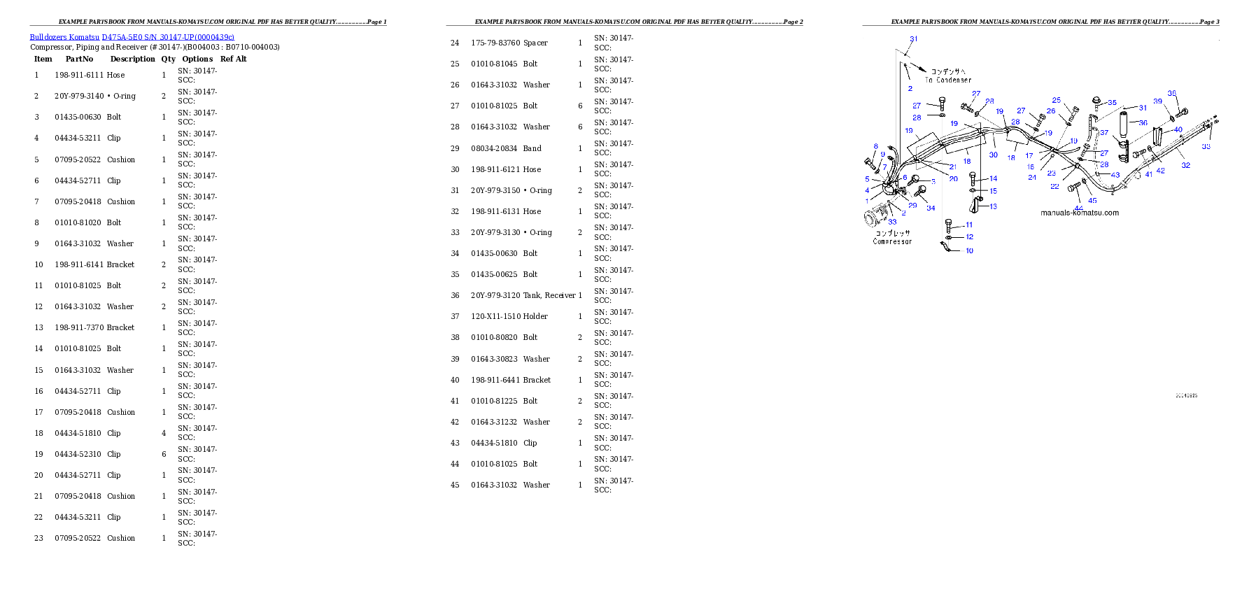 Protected: D475A-5E0 S/N 30147-UP Partsbook