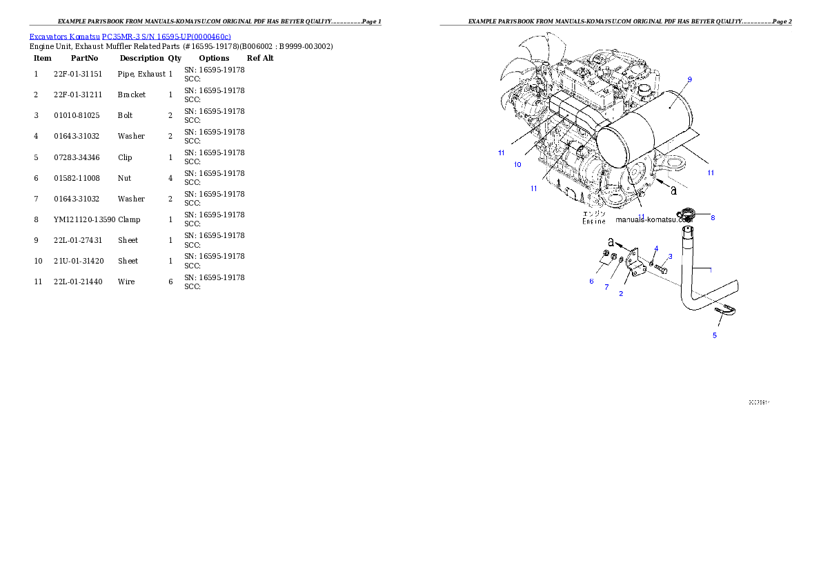 Protected: PC35MR-3 S/N 16595-UP (North America Spec.) Partsbook
