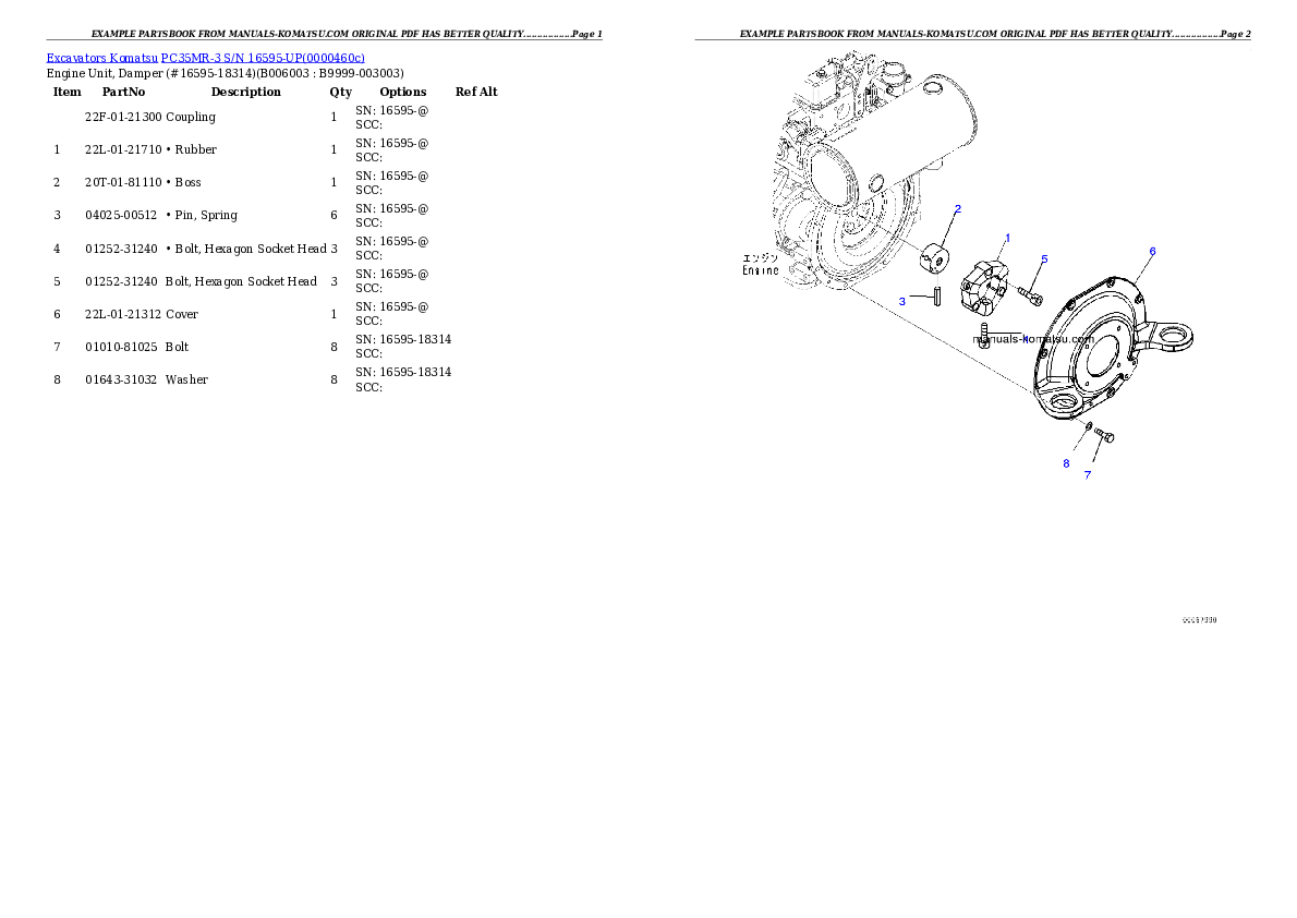Protected: PC35MR-3 S/N 16595-UP (North America Spec.) Partsbook