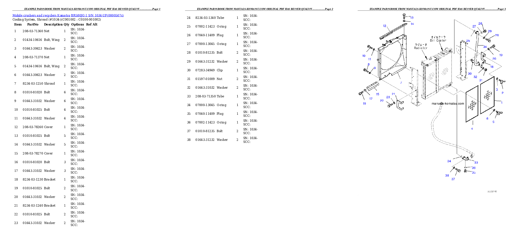 Protected: BR580JG-1 S/N 1034-UP Partsbook