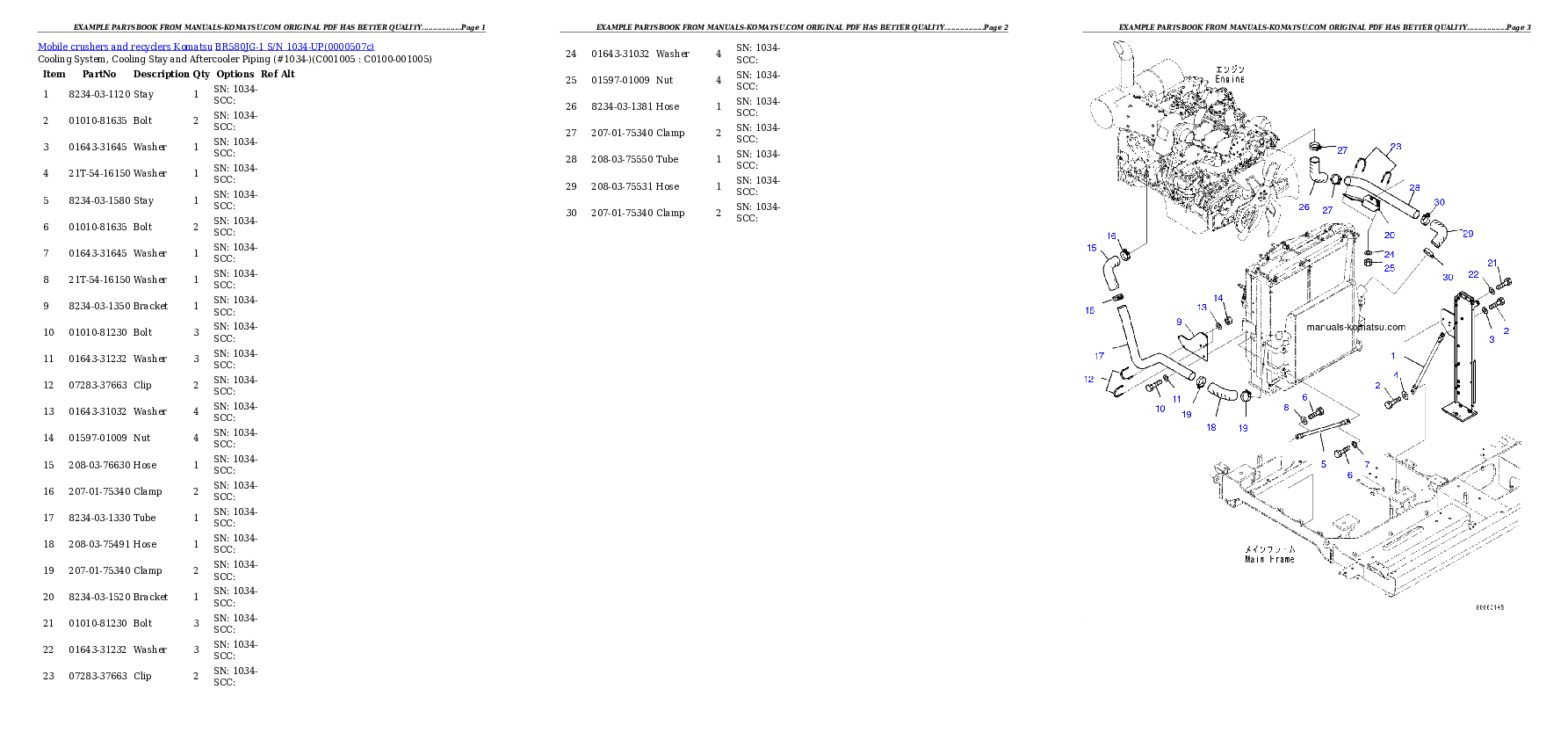 Protected: BR580JG-1 S/N 1034-UP Partsbook