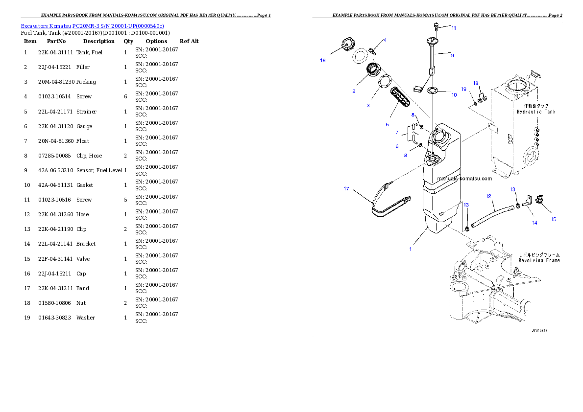 Protected: PC20MR-3 S/N 20001-UP Partsbook