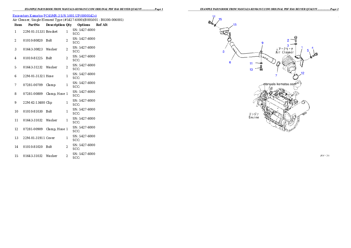 Protected: PC45MR-3 S/N 5001-UP (EU Spec.) Partsbook