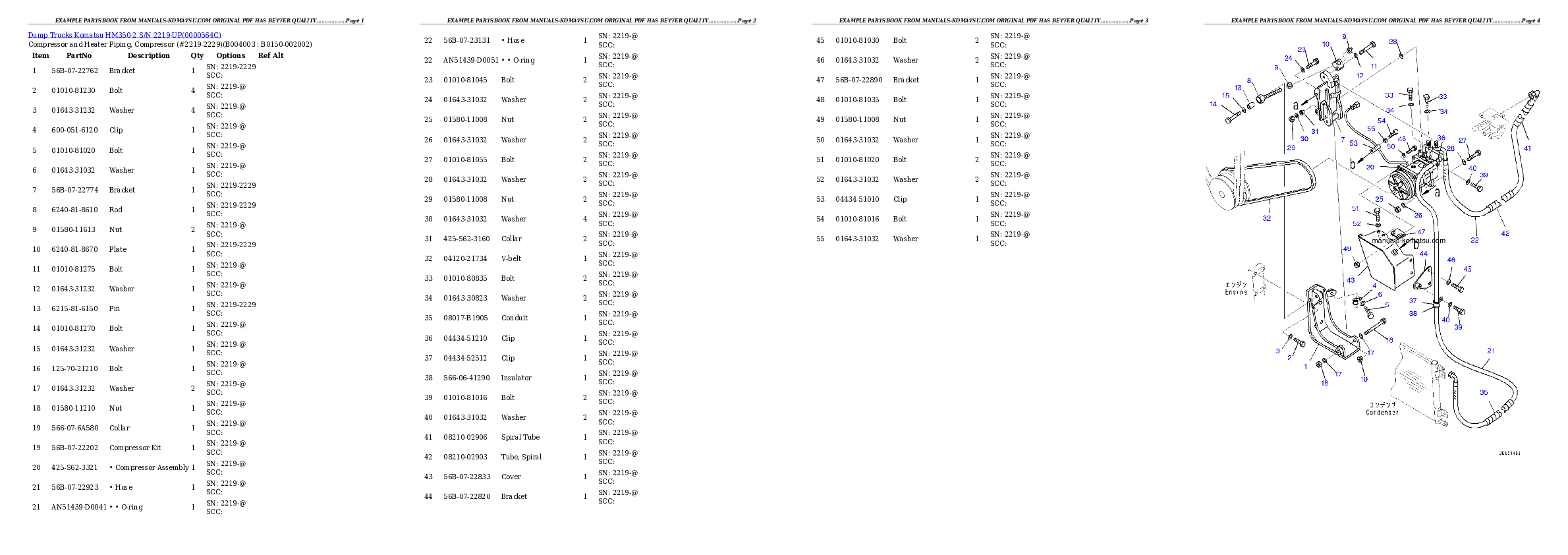 Protected: HM350-2 S/N 2001-UP (ecot3) Partsbook