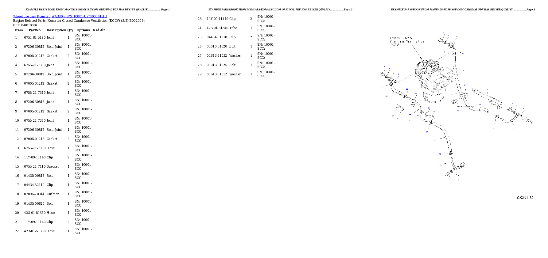 Protected: WA380-7 S/N 10001-UP Partsbook