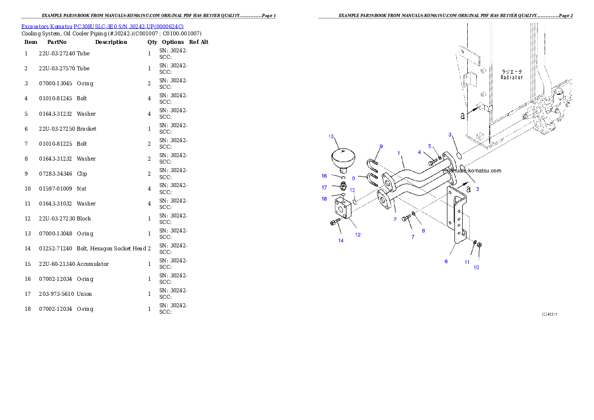 Protected: PC308USLC-3E0 S/N 30242-UP Partsbook