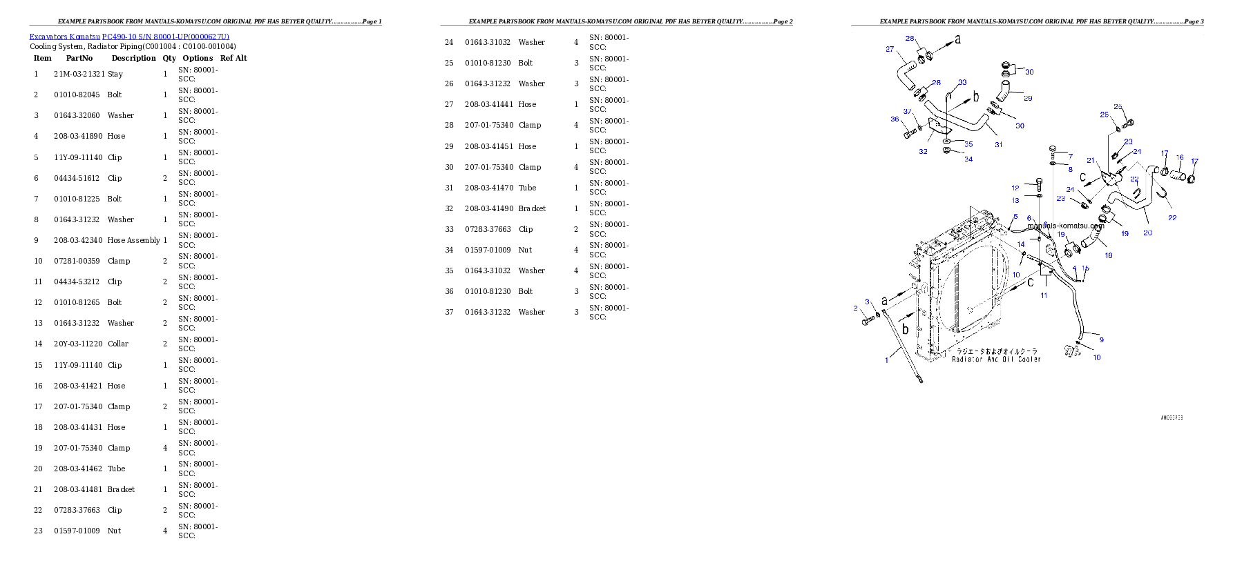 Protected: PC490-10 S/N 80001-UP Partsbook