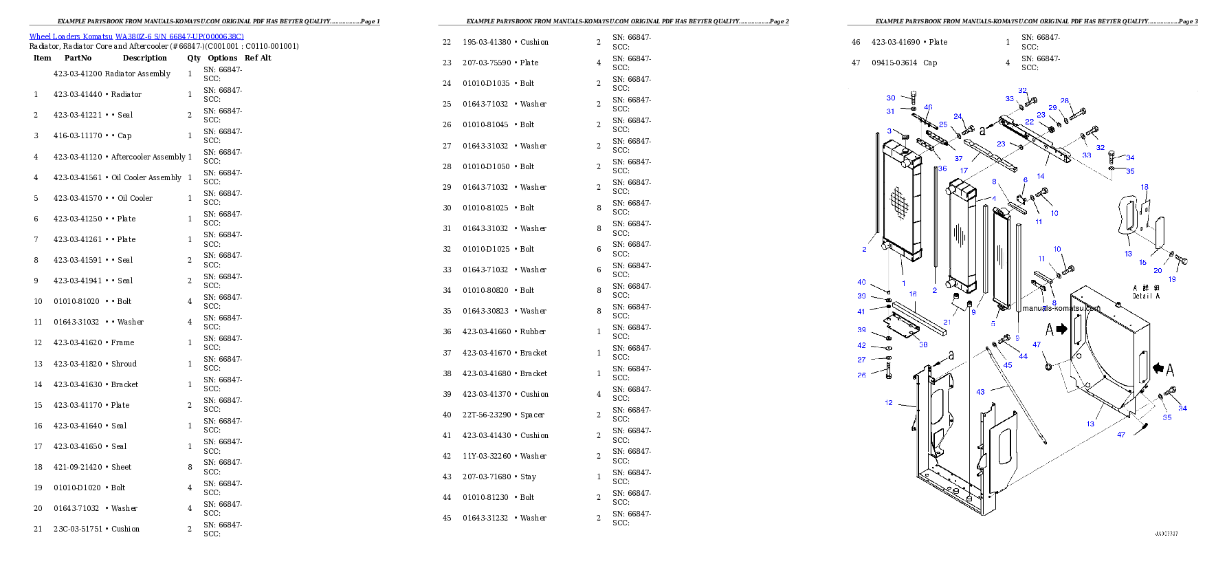 Protected: WA380Z-6 S/N 66847-UP Partsbook