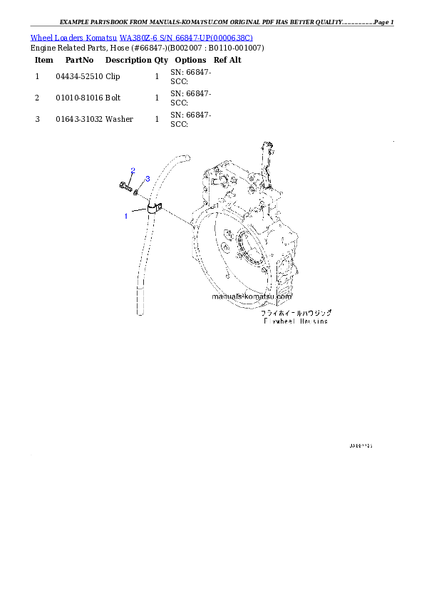 Protected: WA380Z-6 S/N 66847-UP Partsbook