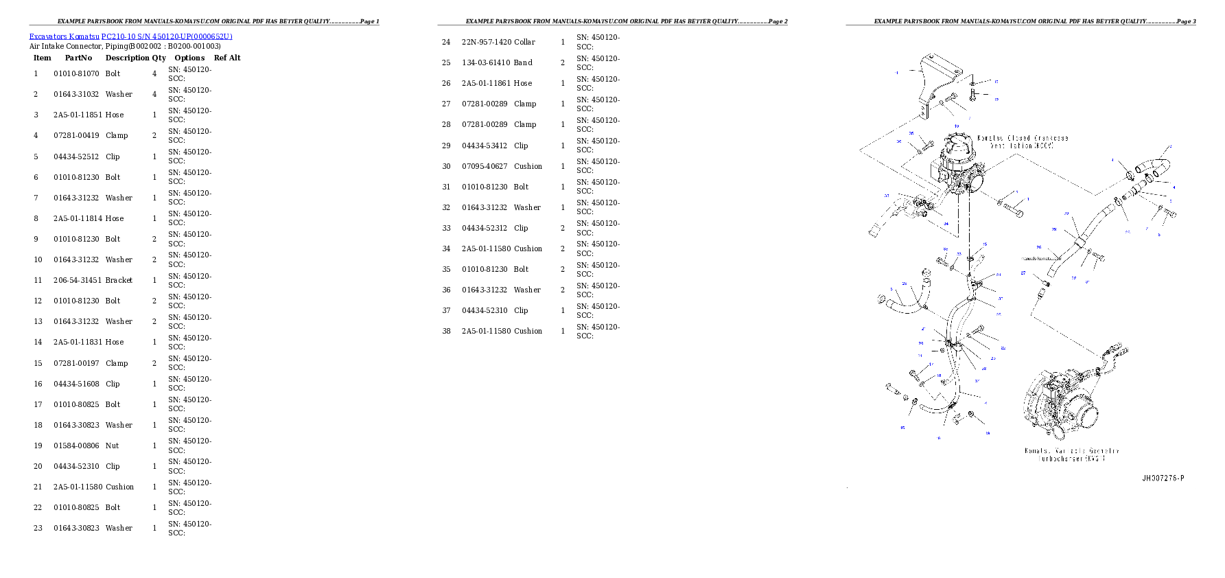 Protected: PC210-10 S/N 450120-UP Partsbook