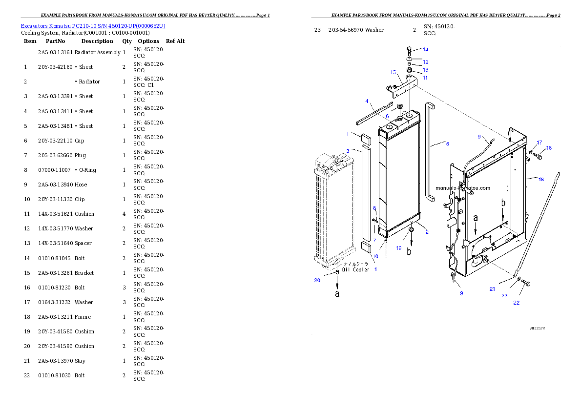 Protected: PC210-10 S/N 450120-UP Partsbook