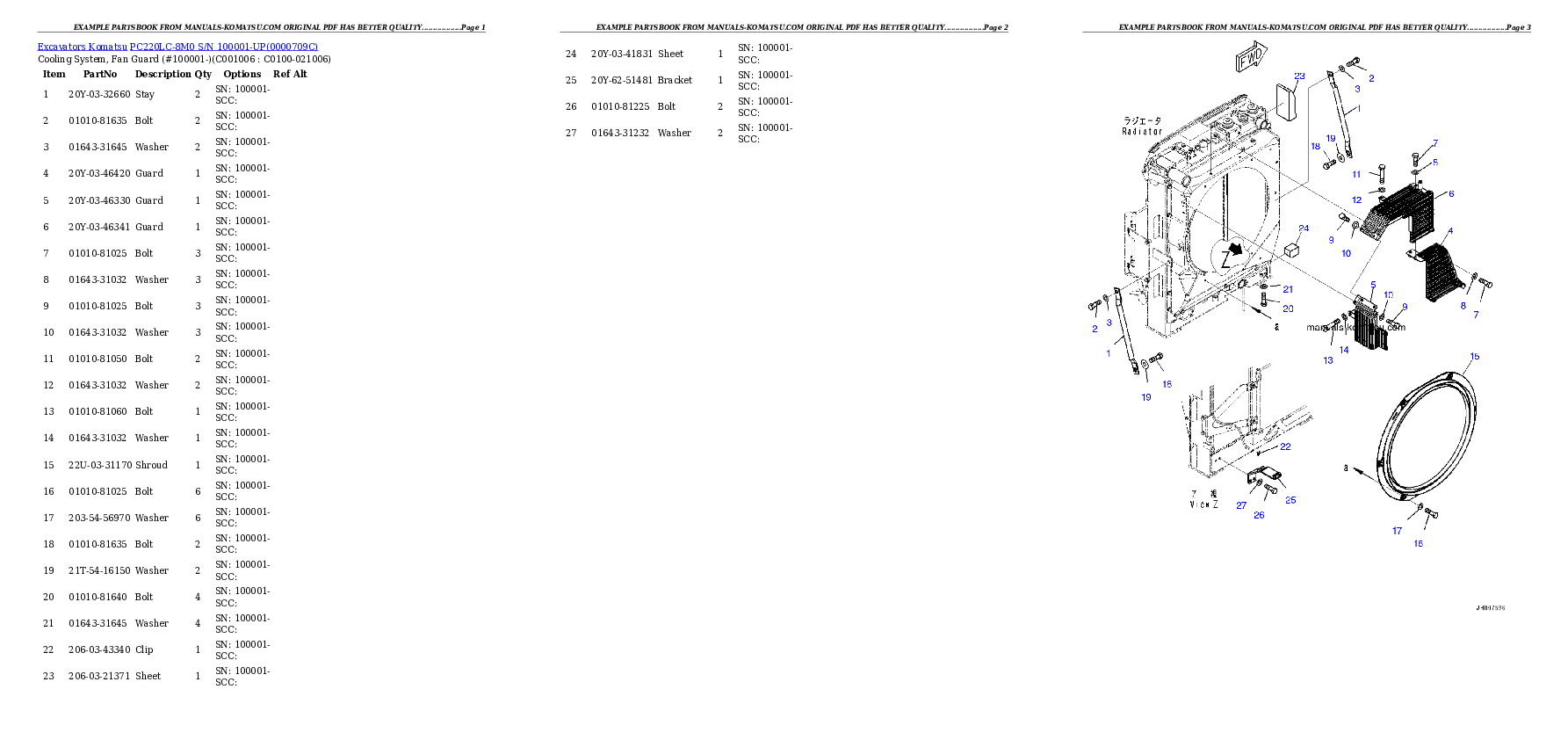 Protected: PC220LC-8M0 S/N 100001-UP Partsbook