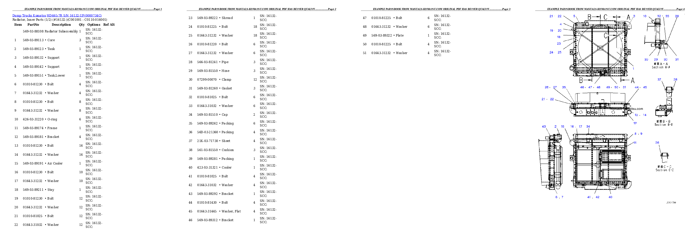 Protected: HD465-7R S/N 16132-UP (-40 deg C Spec.) Partsbook