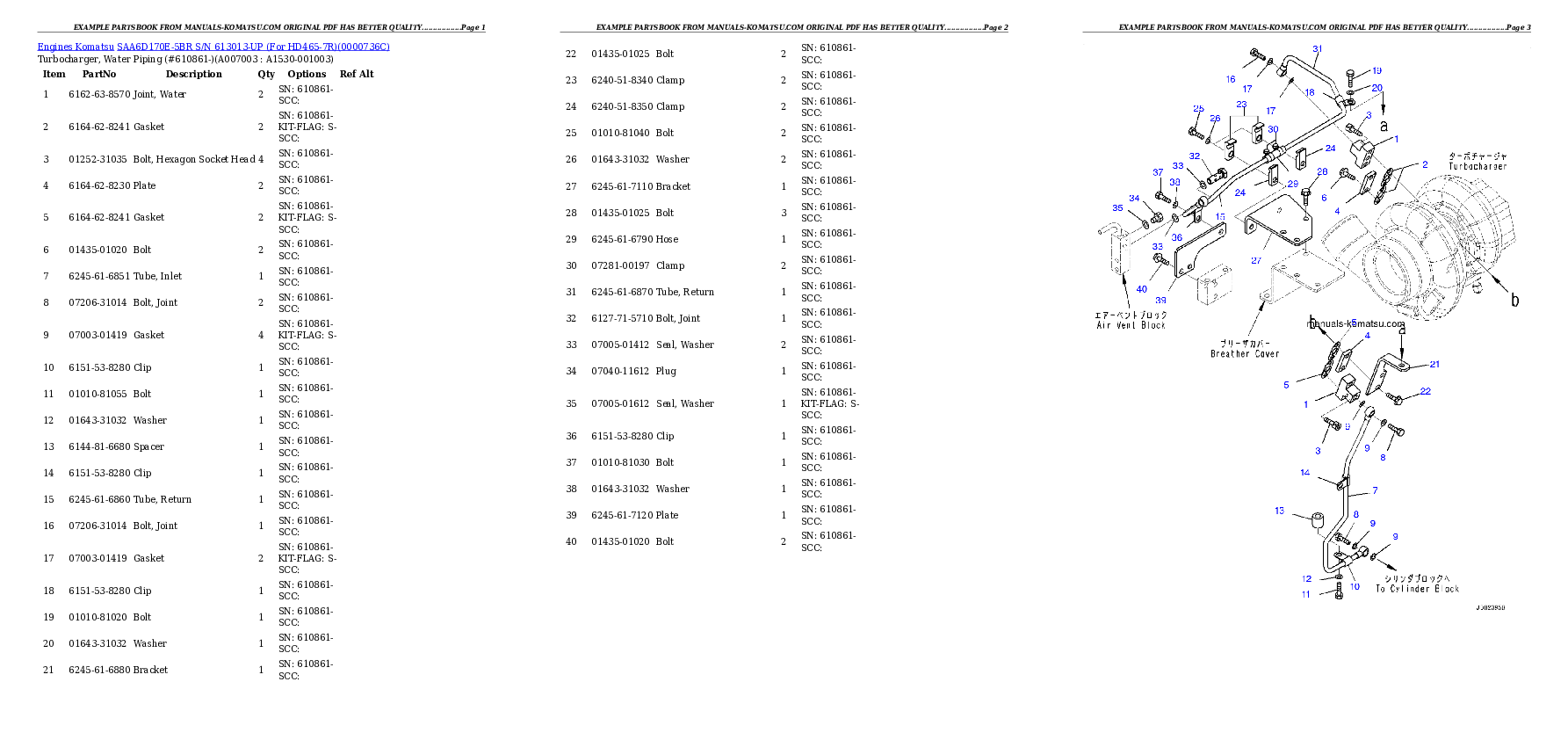 Protected: SAA6D170E-5BR S/N 613013-UP (For HD465-7R) Partsbook