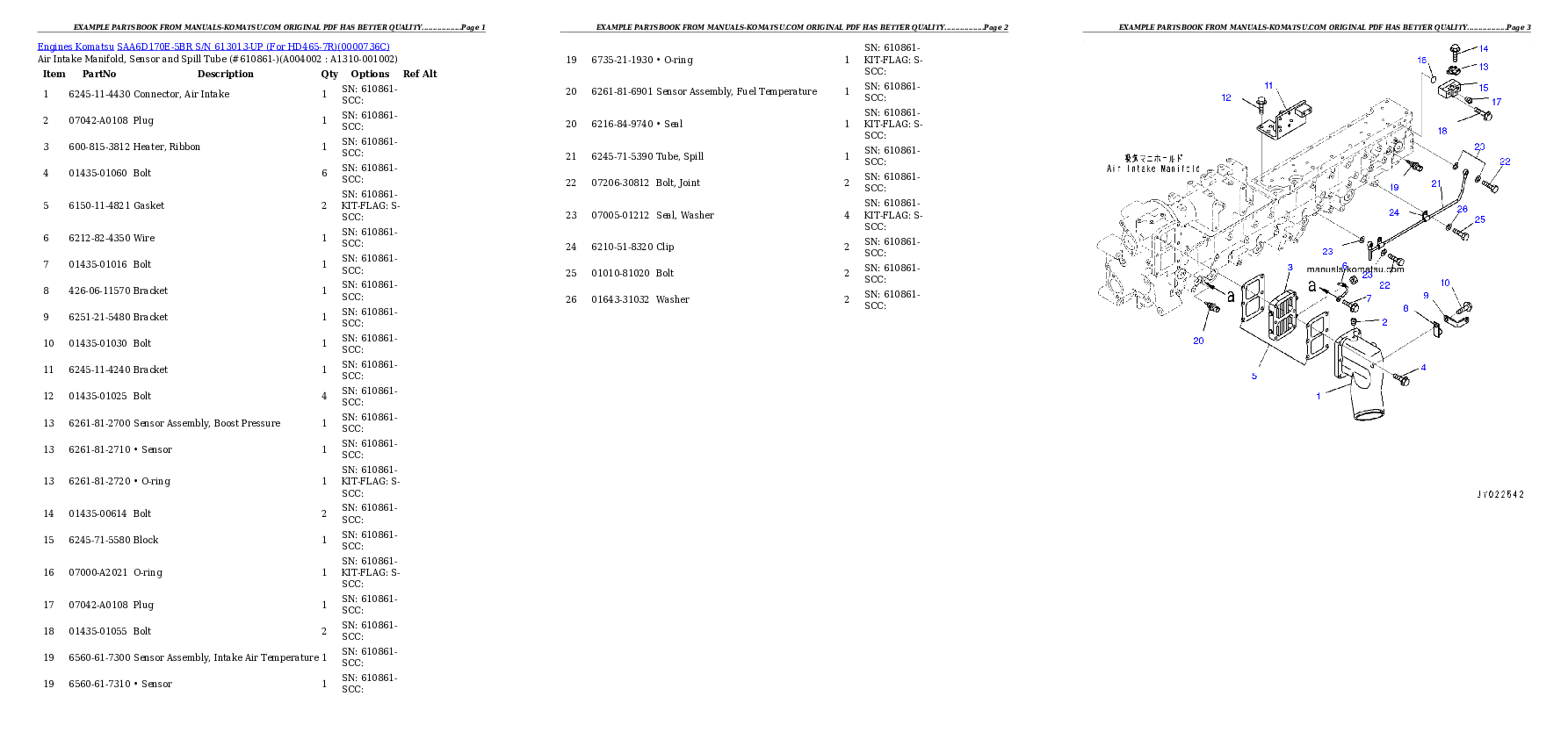 Protected: SAA6D170E-5BR S/N 613013-UP (For HD465-7R) Partsbook