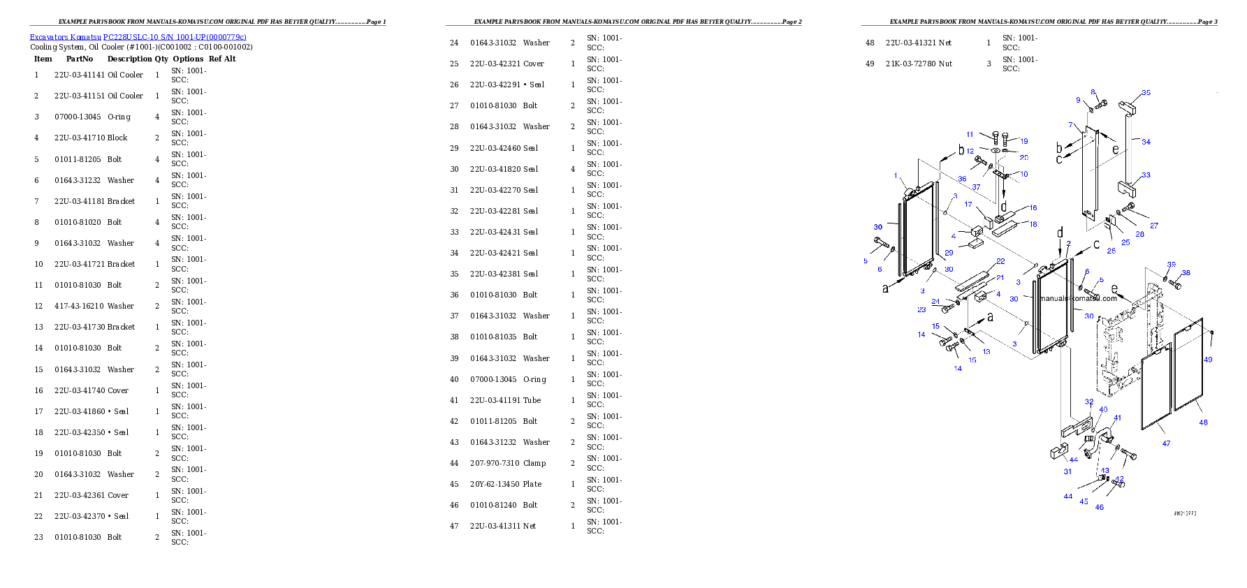 Protected: PC228USLC-10 S/N 1001-UP Partsbook