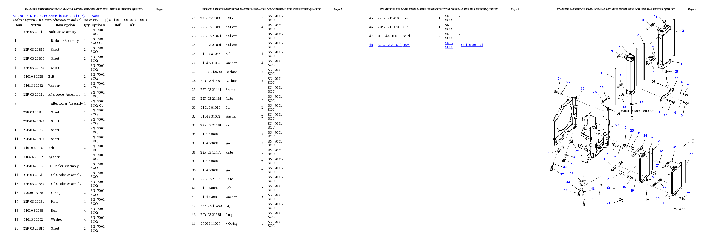 Protected: PC88MR-10 S/N 7001-UP Partsbook