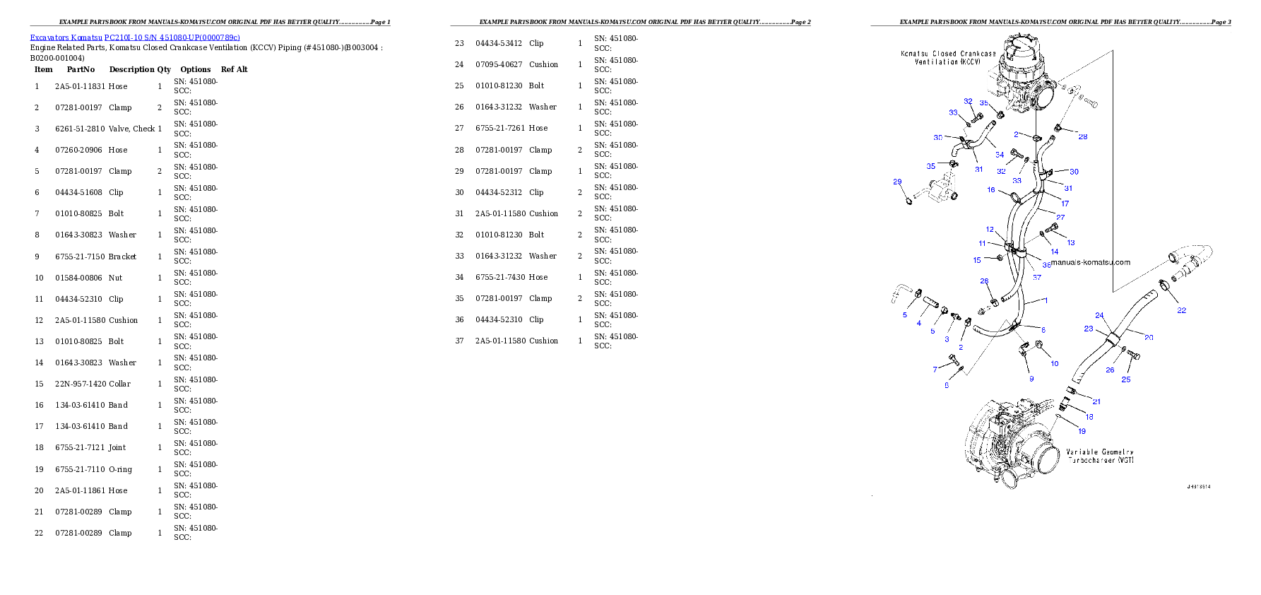 Protected: PC210I-10 S/N 451080-UP Partsbook