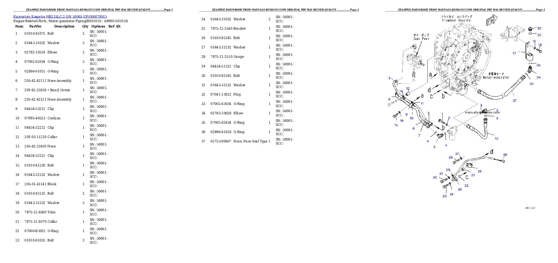 Protected: HB215LC-2 S/N 50001-UP Partsbook