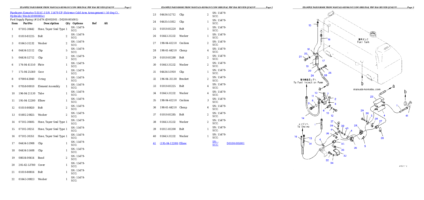Protected: D355C-3 S/N 15479-UP (Extreme Cold Area Arrangement (-50 deg C) , Hydraulic Winch) Partsbook