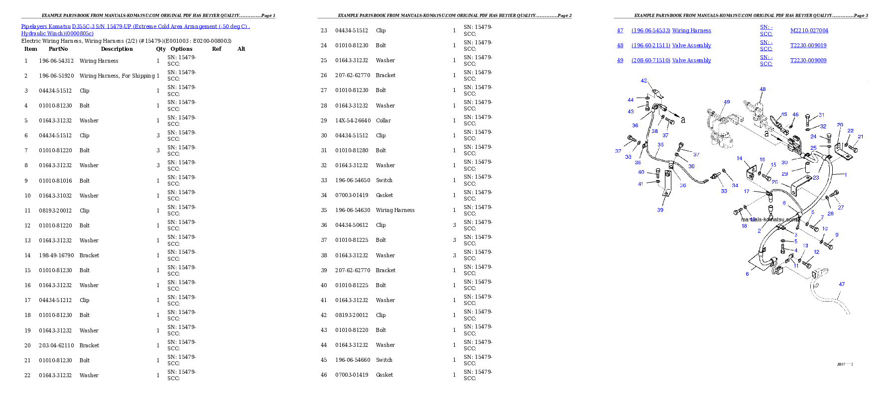 Protected: D355C-3 S/N 15479-UP (Extreme Cold Area Arrangement (-50 deg C) , Hydraulic Winch) Partsbook