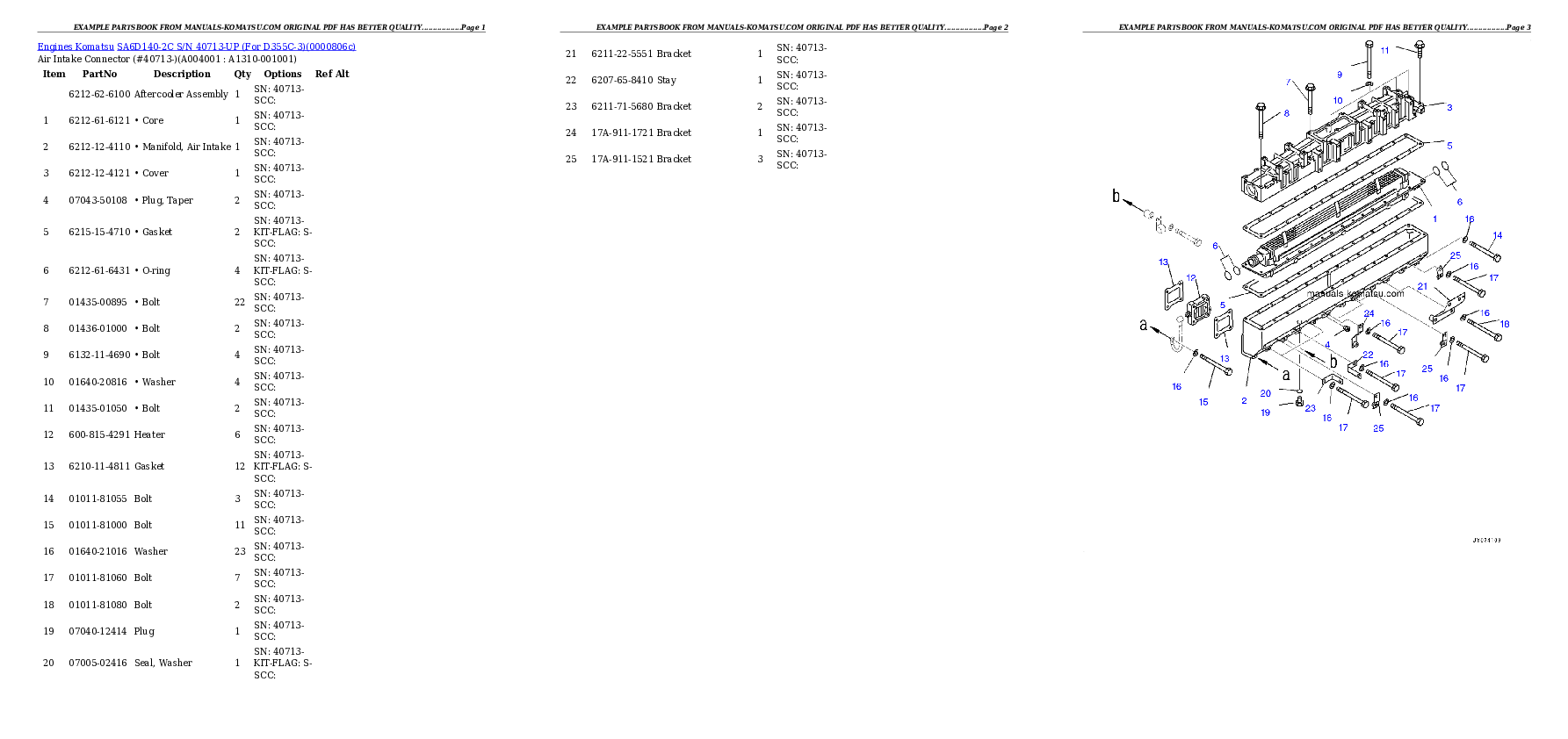 Protected: SA6D140-2C S/N 40713-UP (For D355C-3) Partsbook