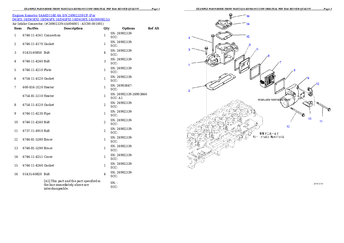 Protected: SAA6D114E-6A S/N 26902339-UP (For D65EX-18/D65EXI-18/D65PX-18/D65PXI-18/D65WX-18) Partsbook