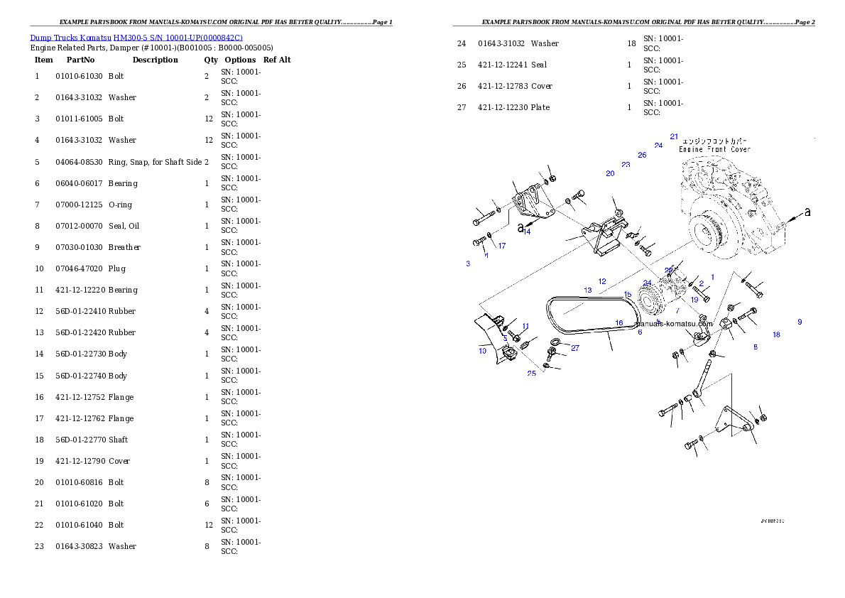 Protected: HM300-5 S/N 10001-UP Partsbook