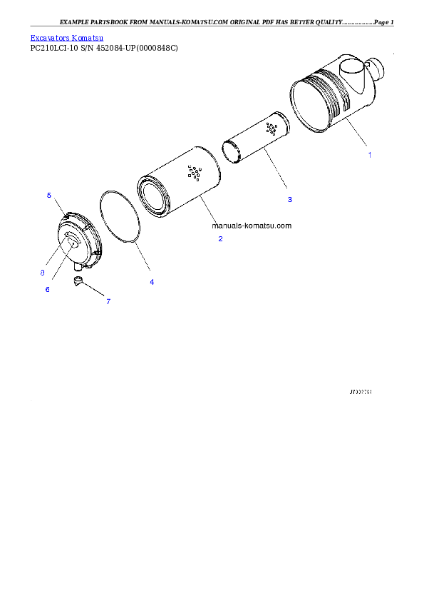 Protected: PC210LCI-10 S/N 452084-UP Partsbook