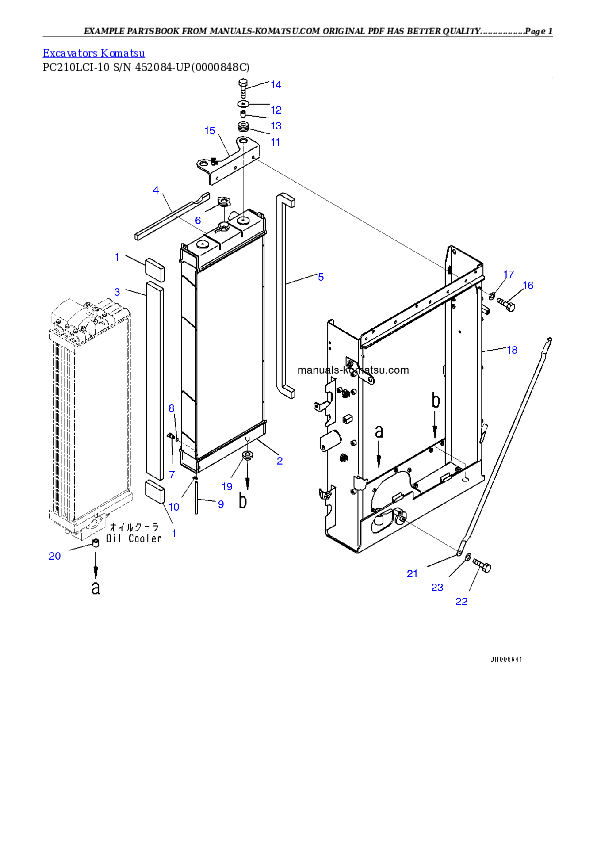 Protected: PC210LCI-10 S/N 452084-UP Partsbook