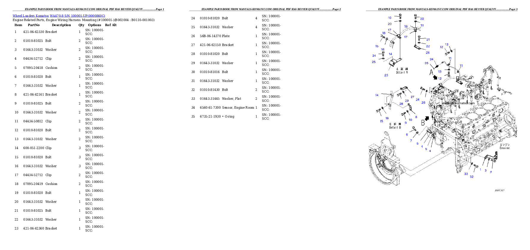 Protected: WA470-8 S/N 100001-UP Partsbook