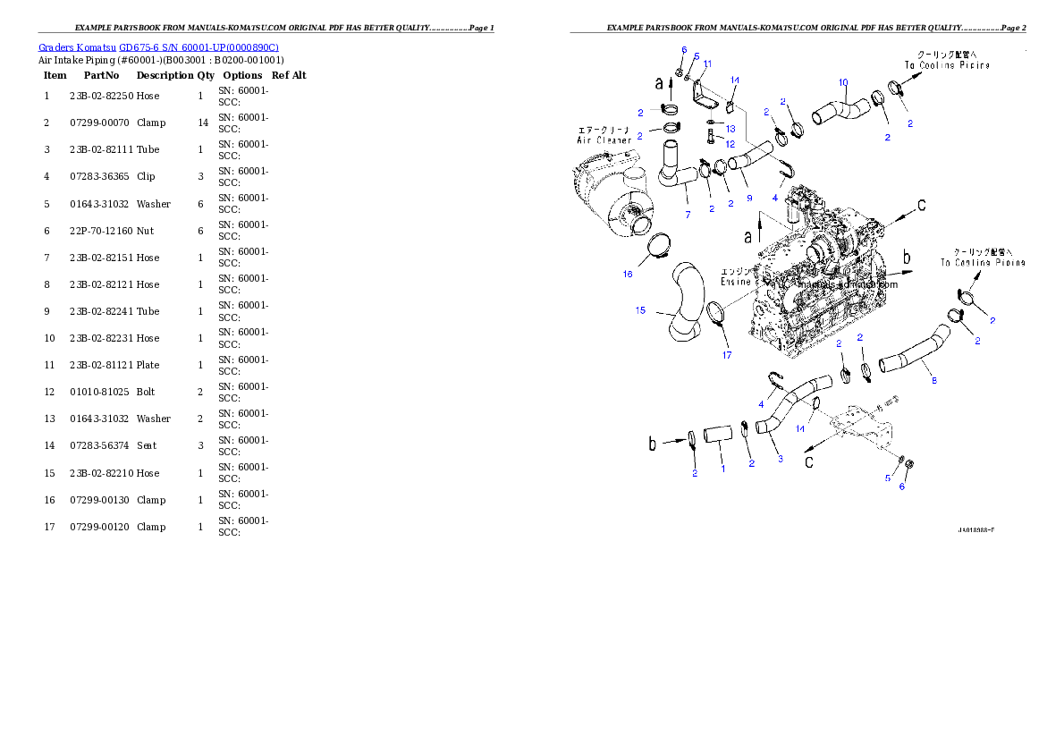 Protected: GD675-6 S/N 60001-UP Partsbook