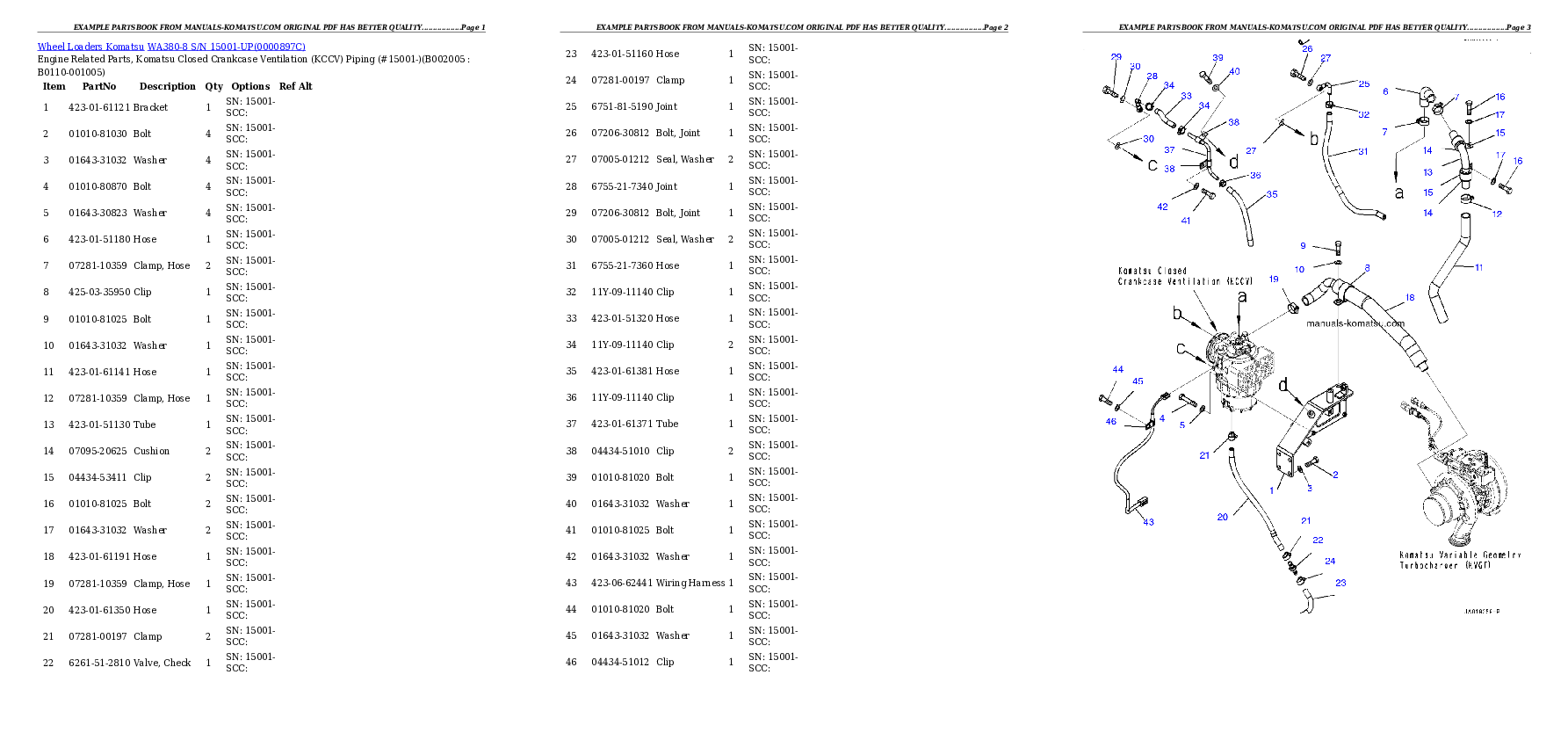 Protected: WA380-8 S/N 15001-UP Partsbook