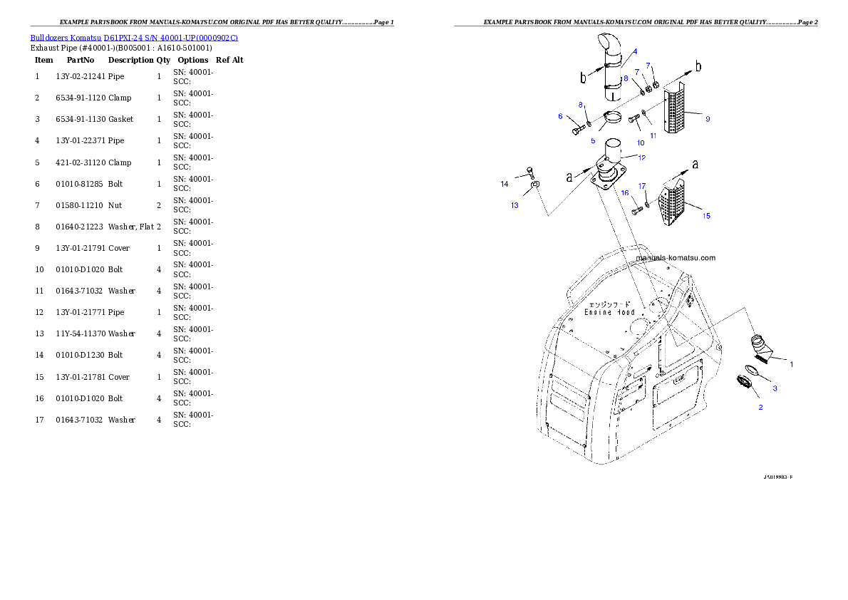 Protected: D61PXI-24 S/N 40001-UP Partsbook