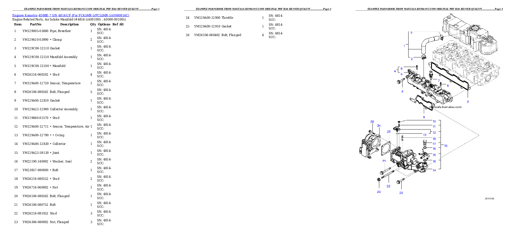 Protected: 4D88E-7 S/N 4814-UP (For PC45MR-5/PC55MR-5) Partsbook