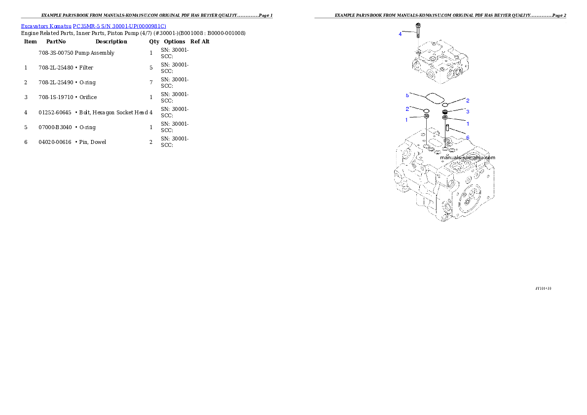 Protected: PC35MR-5 S/N 30001-UP Partsbook