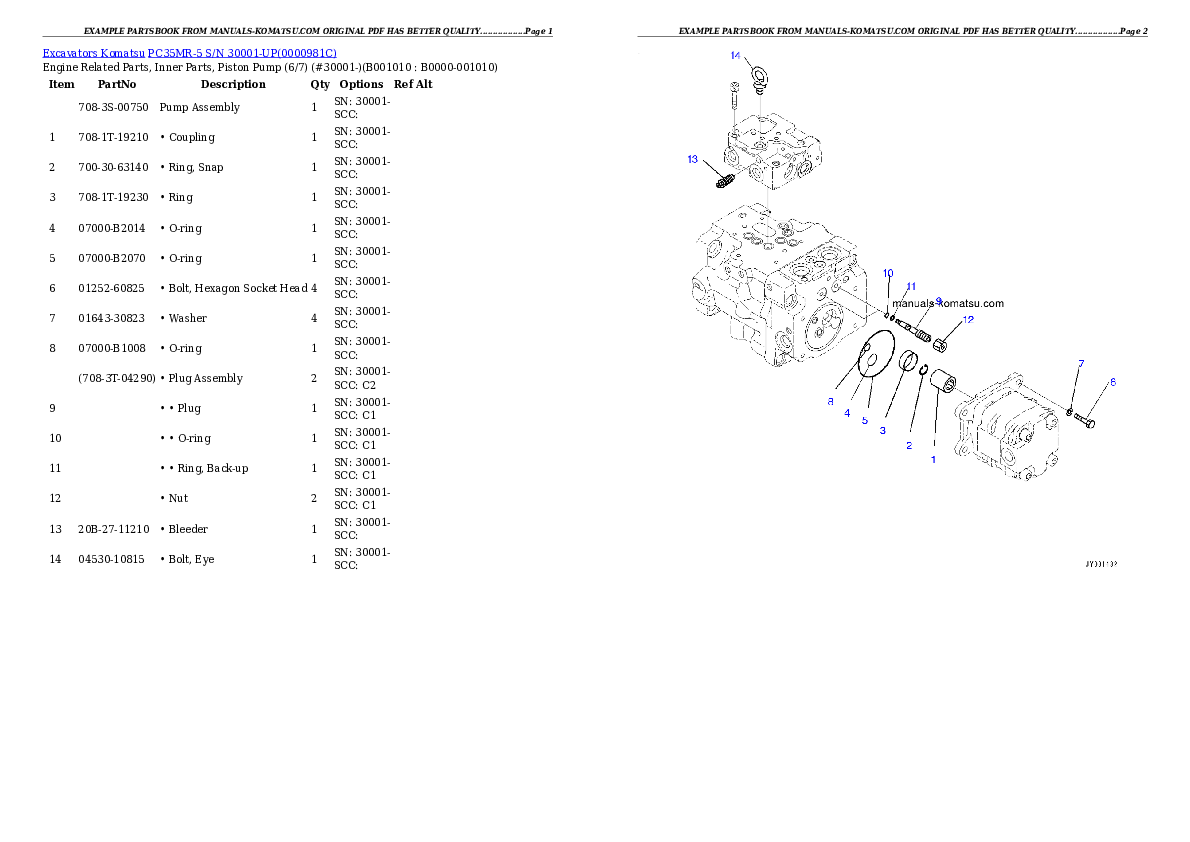 Protected: PC35MR-5 S/N 30001-UP Partsbook