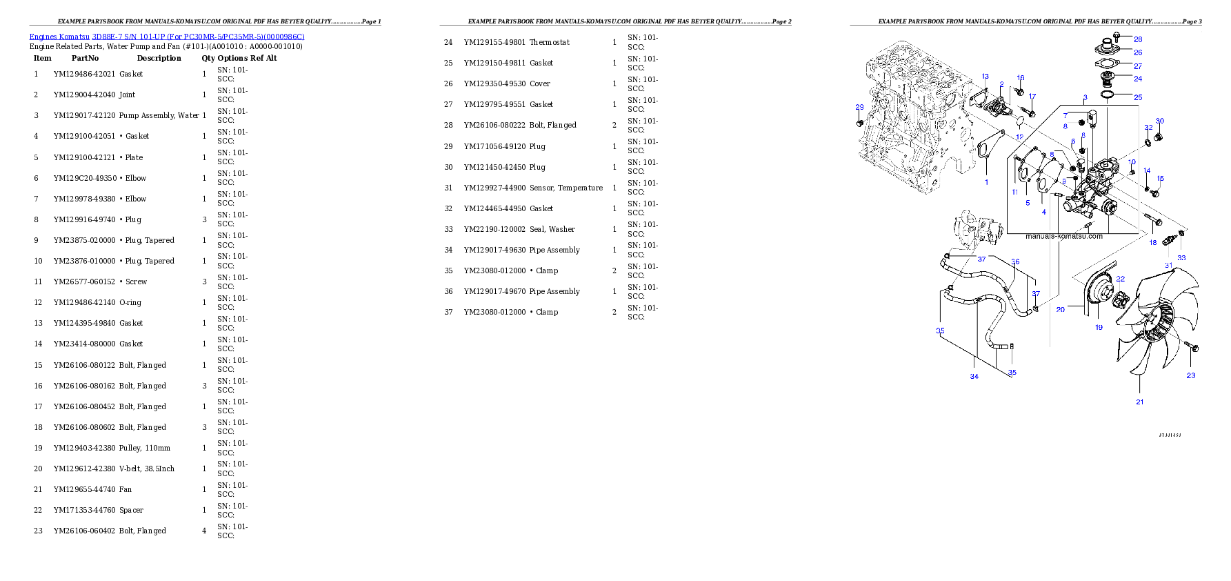 Protected: 3D88E-7 S/N 101-UP (For PC30MR-5/PC35MR-5) Partsbook