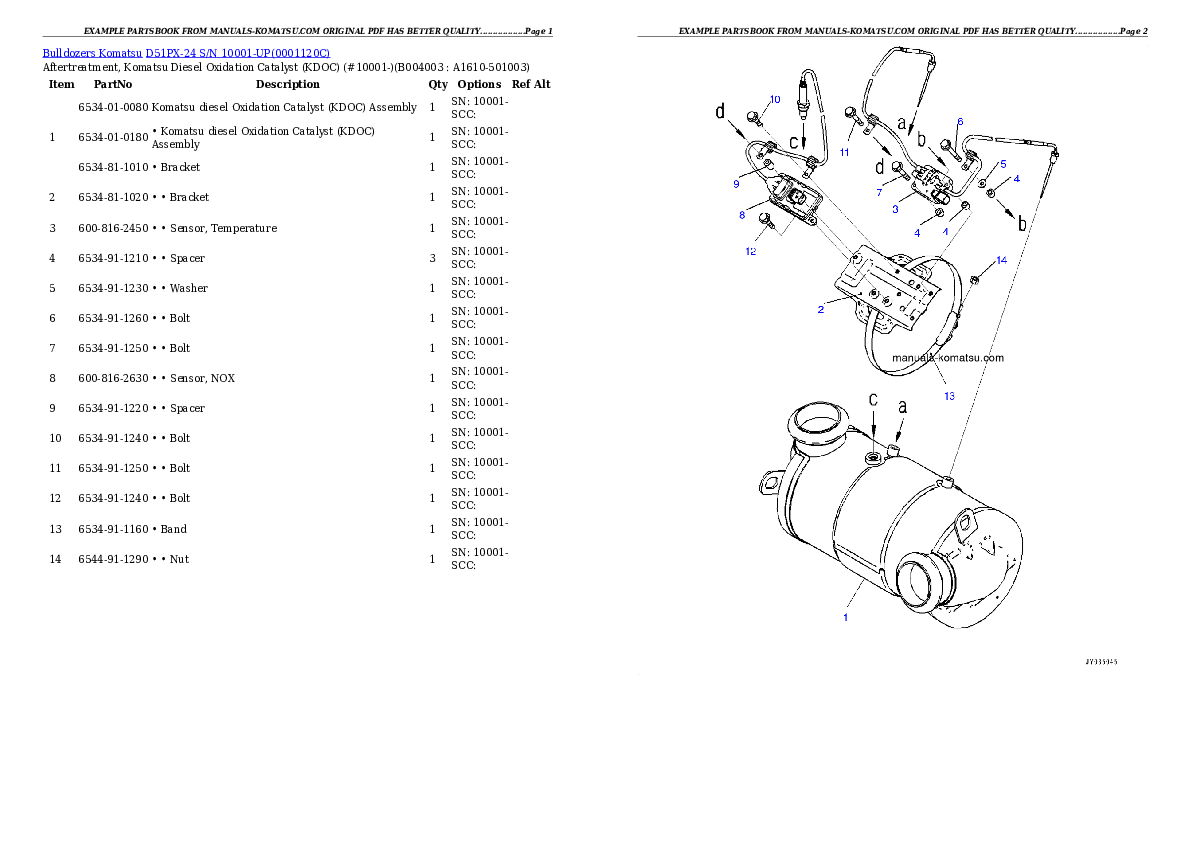 Protected: D51PX-24 S/N 10001-UP Partsbook