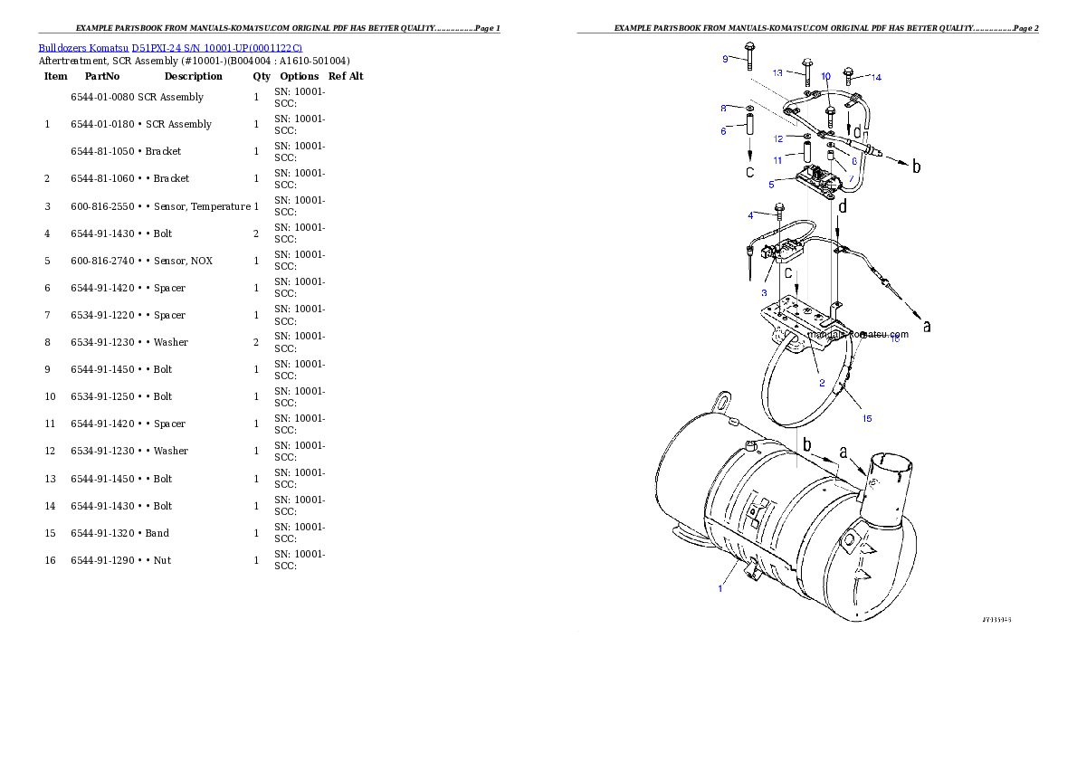 Protected: D51PXI-24 S/N 10001-UP Partsbook