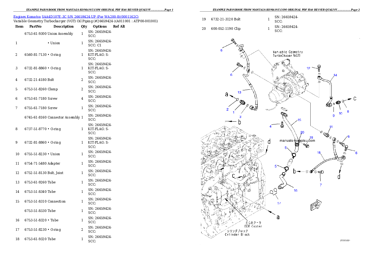 Protected: SAA4D107E-3C S/N 26659424-UP (For WA200-8) Partsbook