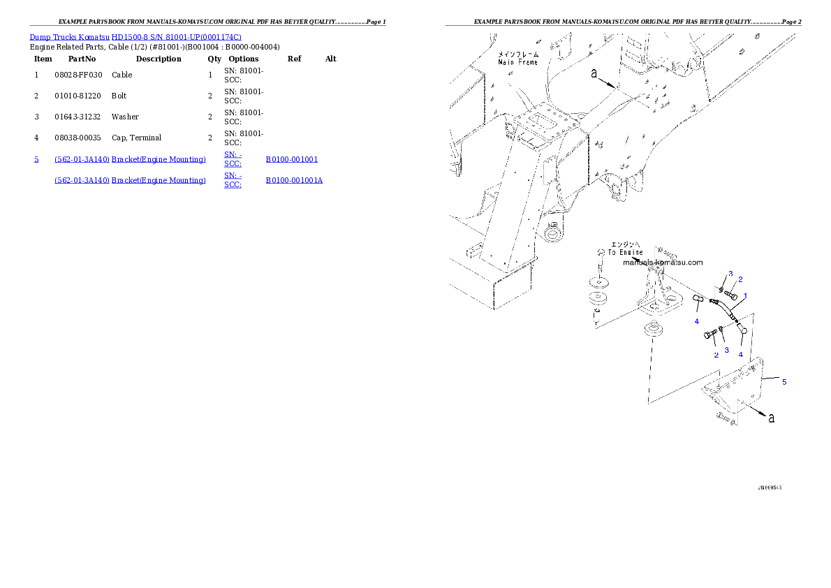 Protected: HD1500-8 S/N 81001-UP (-40 deg C Spec.) Partsbook