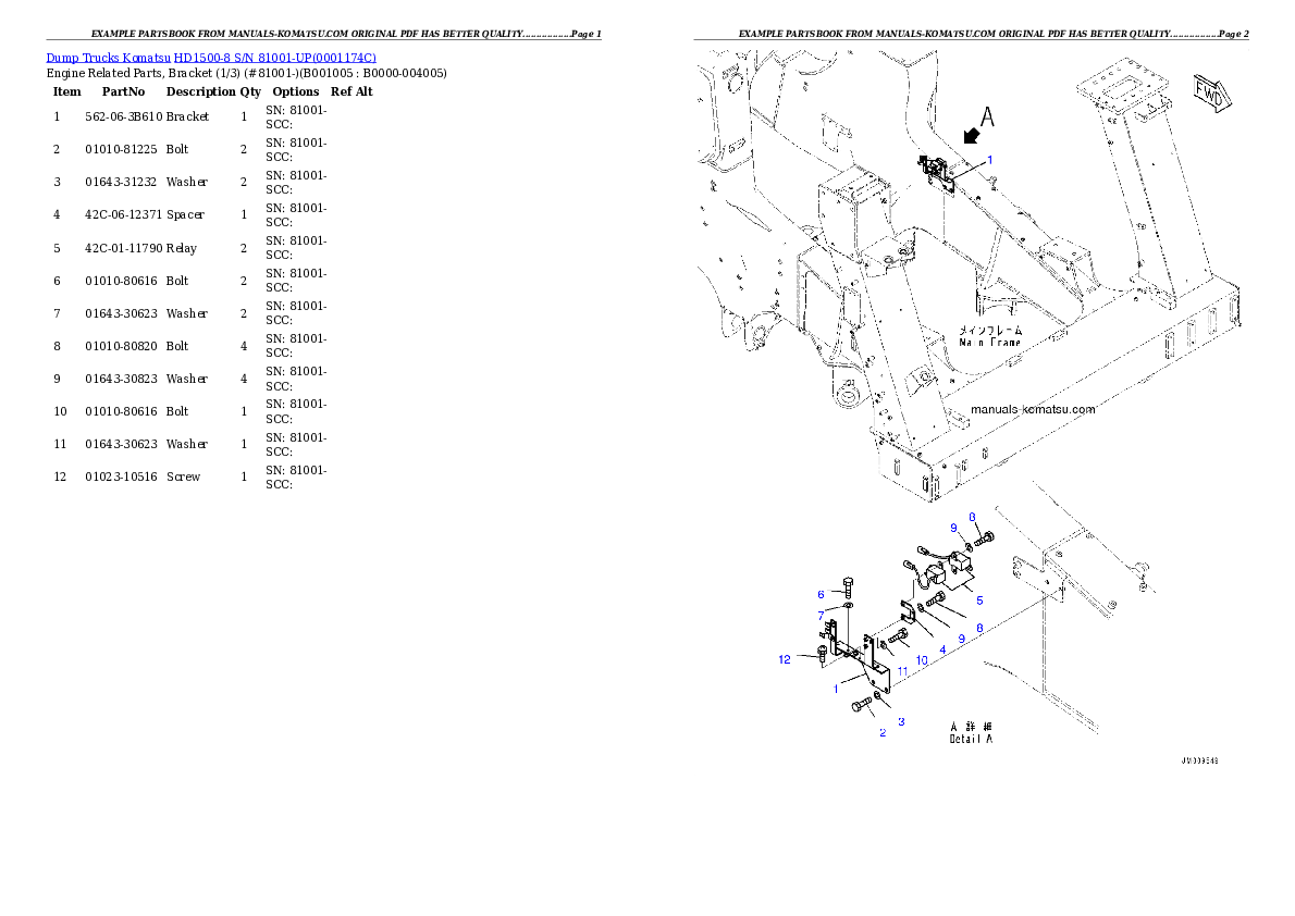 Protected: HD1500-8 S/N 81001-UP (-40 deg C Spec.) Partsbook