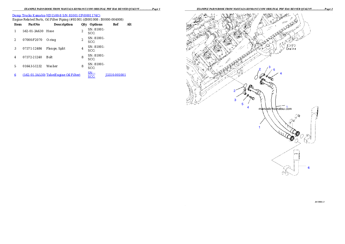 Protected: HD1500-8 S/N 81001-UP (-40 deg C Spec.) Partsbook