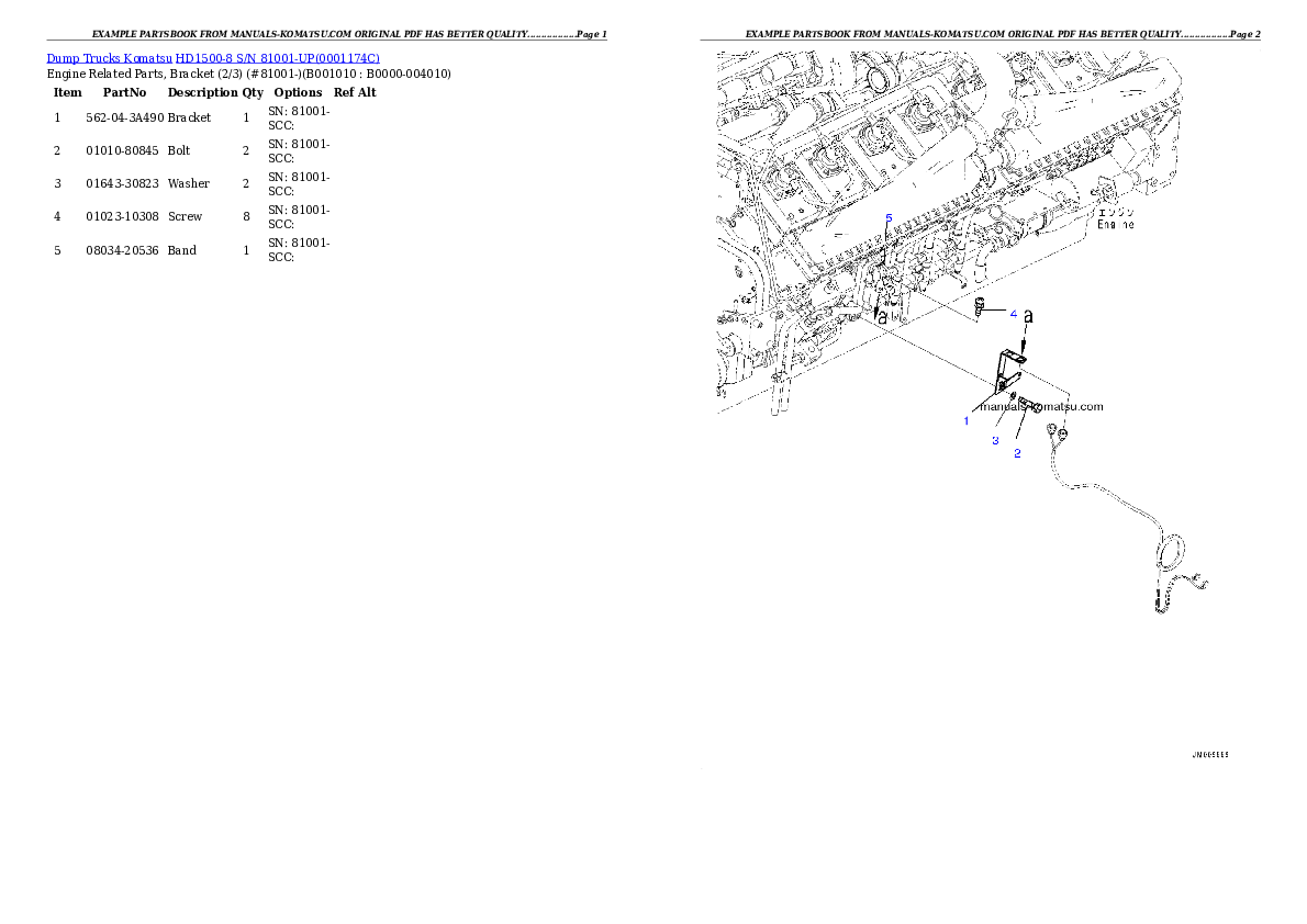 Protected: HD1500-8 S/N 81001-UP (-40 deg C Spec.) Partsbook