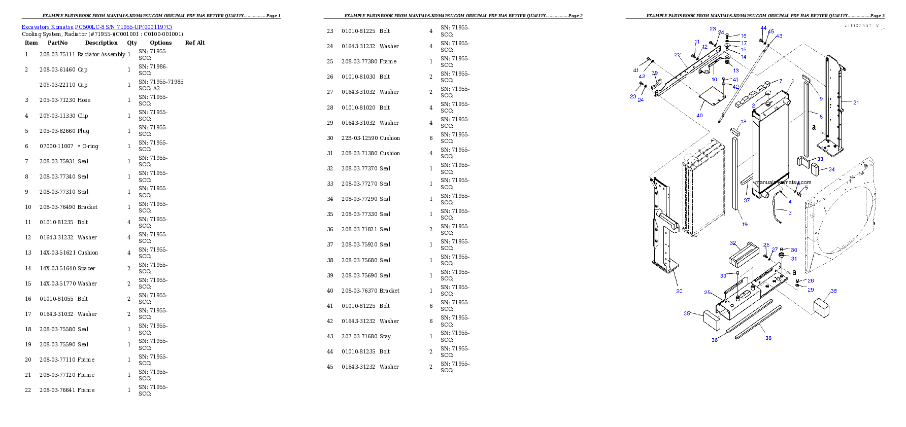 Protected: PC500LC-8 S/N 71955-UP Partsbook