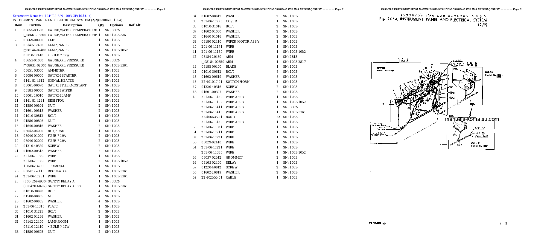 Protected: 10-HT-1 S/N 1003-UP Partsbook